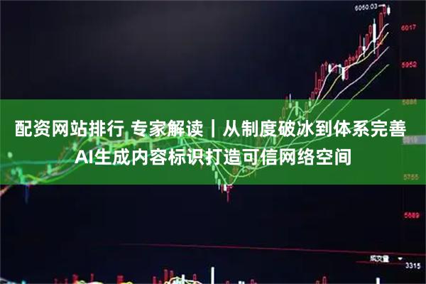 配资网站排行 专家解读｜从制度破冰到体系完善 AI生成内容标识打造可信网络空间