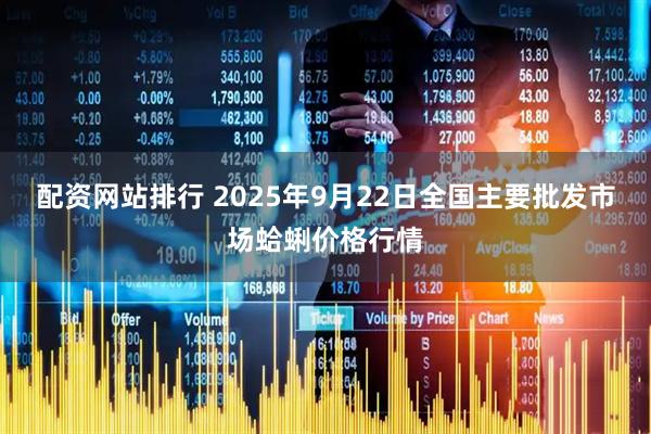 配资网站排行 2025年9月22日全国主要批发市场蛤蜊价格行情