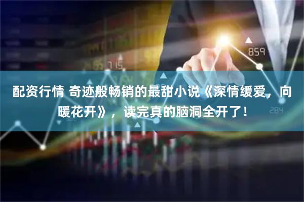 配资行情 奇迹般畅销的最甜小说《深情缓爱，向暖花开》，读完真的脑洞全开了！